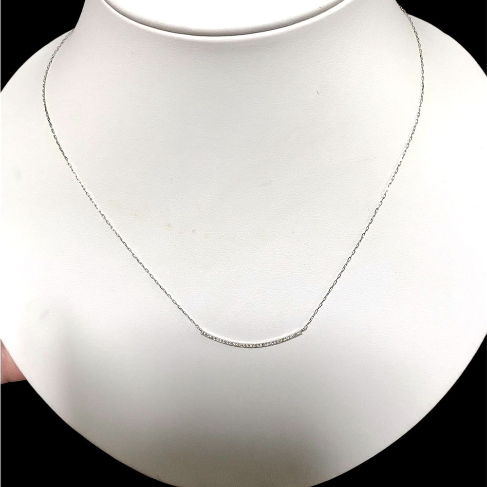 18K Azuki Chain with 0.15 Natural diamond